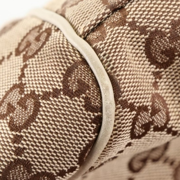 GUCCI SUKEY LOGO CANVAS SUPREME SHOULDER TOTE BAG - Picture 9 of 13